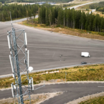 Asta zero test environment with 5G radio basestation